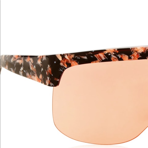 Loewe ‘Show’ Rose Pink Shield Tortoise Sunglasses main image 11